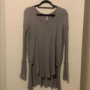 Free People Slouchy Tunic - Gray